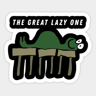 GreenAndLazy Sticker